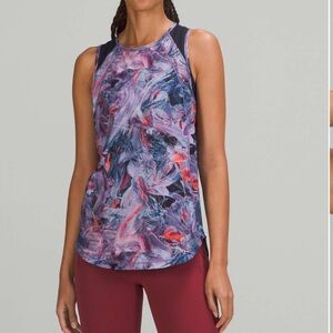lululemon athletica Sculpt Tank Top - Purple Multi with Navy 12